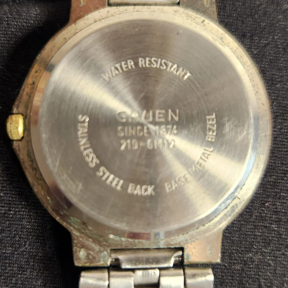 Gruen Stainless‎ Steel Watch